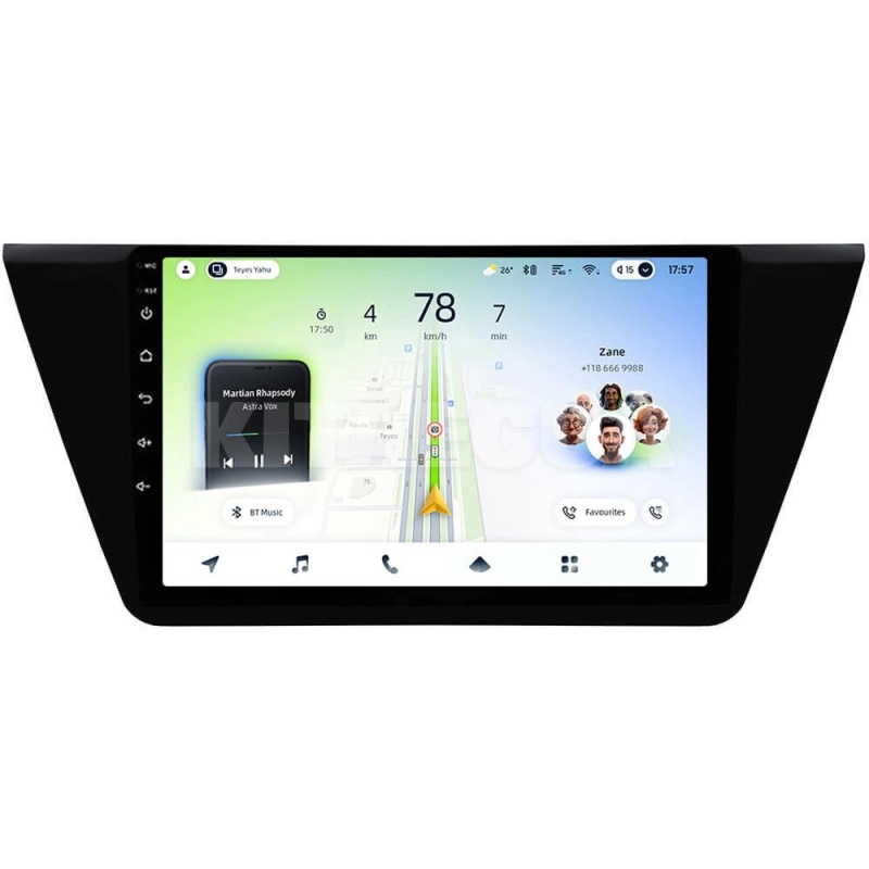 Штатная магнитола CC4L 6+64 Gb 10" Volkswagen Touran 2016-2018 Teyes (71744)