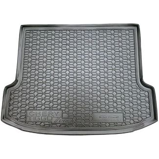 Резиновый коврик в багажник TIGGO 7 PRO (2020-н.в.) под полноразмерную запаску AVTO-GUMM