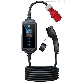 Зарядка для электромобиля 22 кВт 32A 3-фазы Type 2 (европейское авто) Wi-Fi EVSOW
