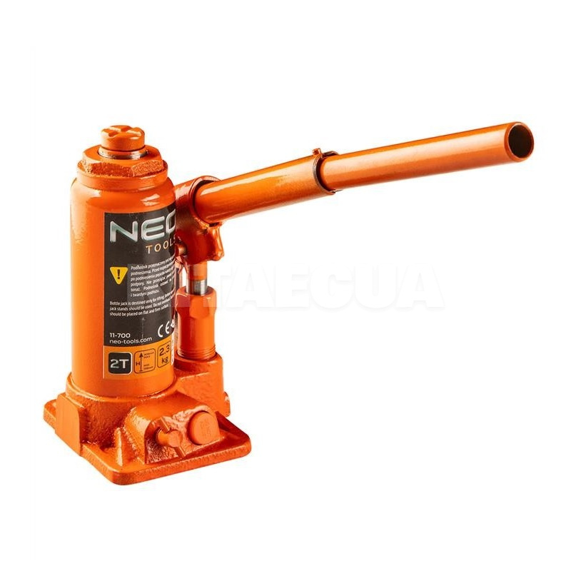 Домкрат гідравлічний пляшковий до 2т (158-308мм) NEO Tools (11-700)