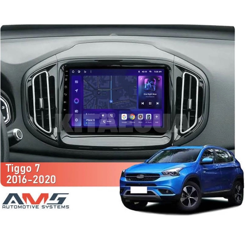 Штатная магнитола MOSS M3 4+32 ГБ 9" Chery Tiggo 7 1 2016-2020 (F1) AMS (49811) - 2