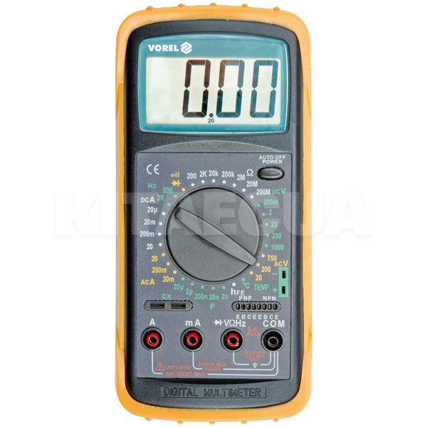 Мультиметр цифровий 0-600 В VOREL (81784)
