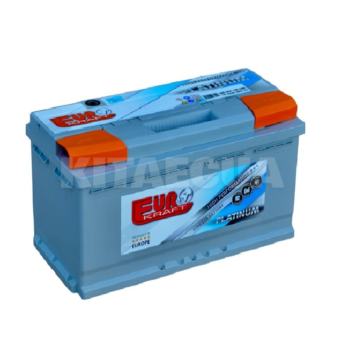 Аккумулятор автомобильный105ч 100А "+" справа EUROKRAFT (СТ-00146927)