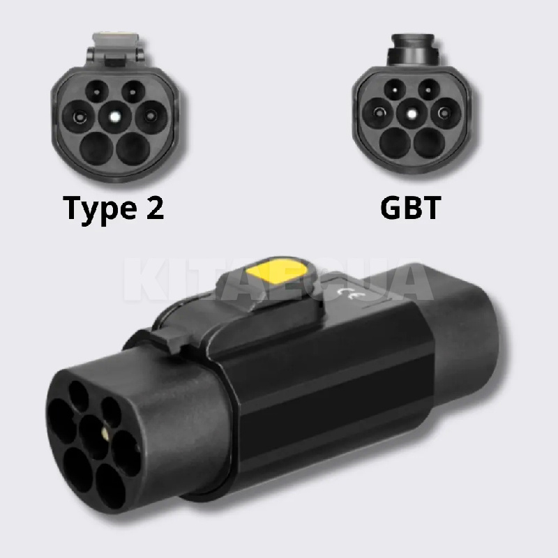 Перехідник 7.4 квт 32А 1-фаза TYPE 2 (станція) - GB/T AC (китайське авто) з фіксатором OLINK (АС Адаптер Type 2 - Type GBT з фіксатором (1Ф)) - 6