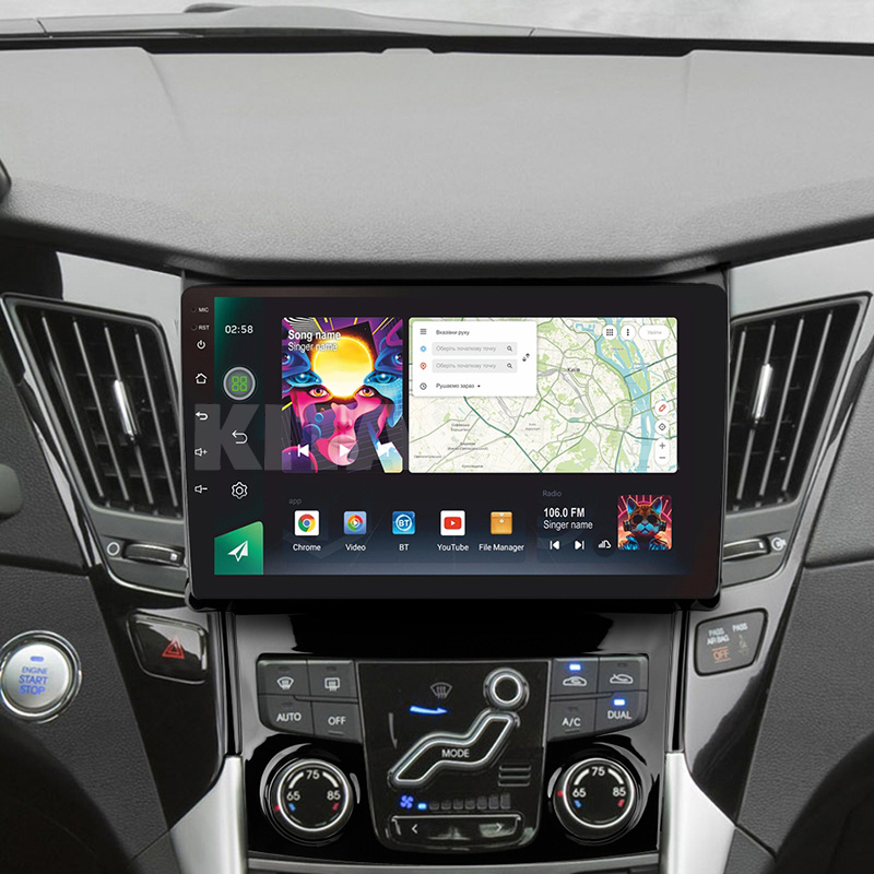 Штатная магнитола PRO 9464 4+64 Gb 9" Hyundai Sonata 6 YF 2009-2014 SIGMA4car (39669) - 3