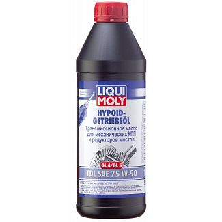 Масло трансмиссионное полусинтетическое 1л 75W-90 Hypoid-Getriebeoil TDL LIQUI MOLY