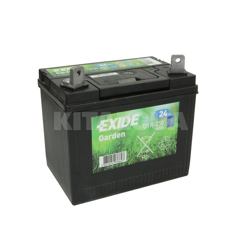 Мото аккумулятор 24Ач 250А "+" справа EXIDE (4900) - 2