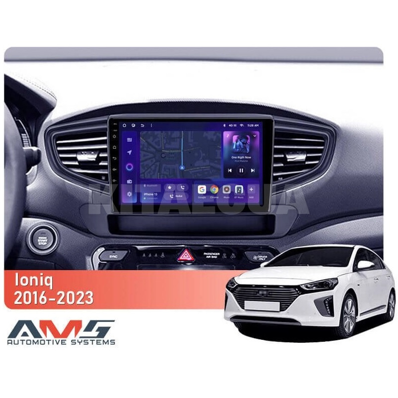 Штатна магнітола MOSS M3 4+32 ГБ 9" Hyundai Ioniq AE 2016-2023 (A) AMS (50022) - 2