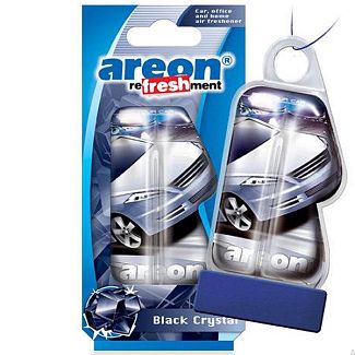 Ароматизатор жидкий листик "чёрный кристал" 8.5мл Black Crystal AREON