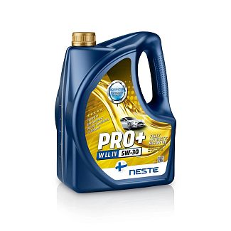 Масло моторное синтетическое 4л 5W-30 Pro+ W LL-III NESTE