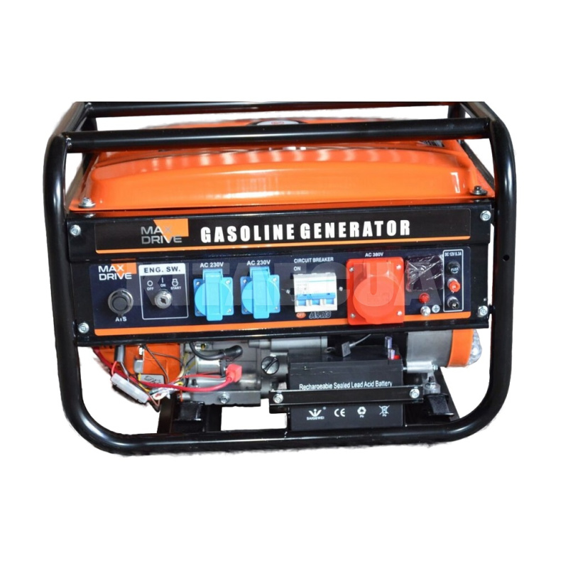 Генератор бензиновый 6.5кВт трехфазный MAX DRIVE (MD-7500) - 2