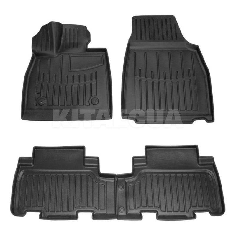 Резиновые коврики в салон BYD Tang (2021-н.в.) Stingray на BYD EV Tang (5068094)