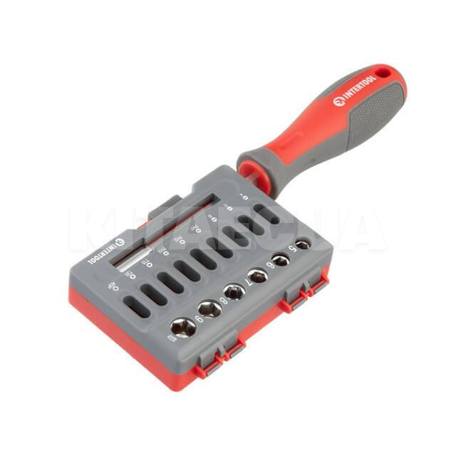 Викрутка з набором насадок 16шт. Intertool (VT-3345)