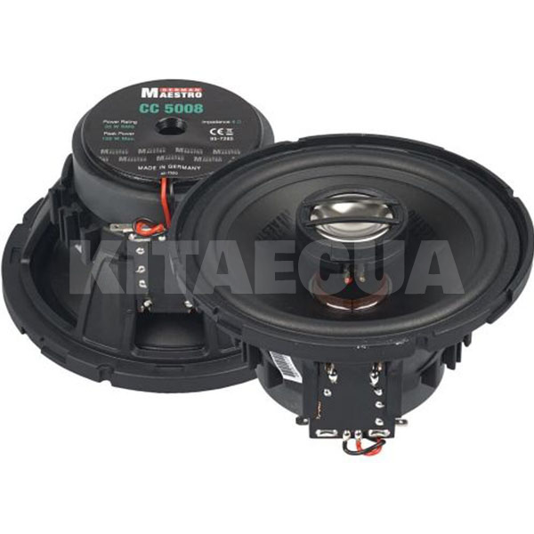Динаміки коаксіальні 2-х смугові 5.25" (13 см) 60 Вт чорні (2 шт) CC 5008 IV 2Ohms (Installer Ver German Maestro (06543)
