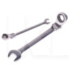 Набор ключей рожково-накидных с трещеткой и карданом 11 предметов Alloid (НК-2081-11К)