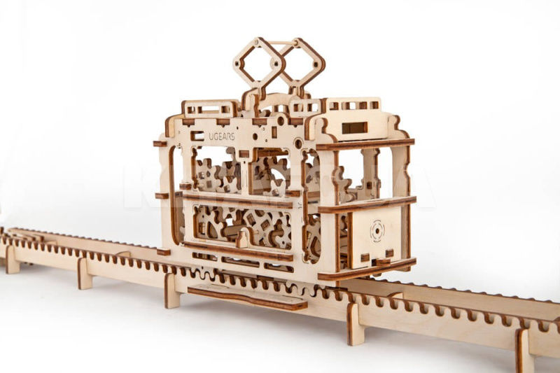 Механическая модель пазл "Трамвайчик" UGEARS (70008)