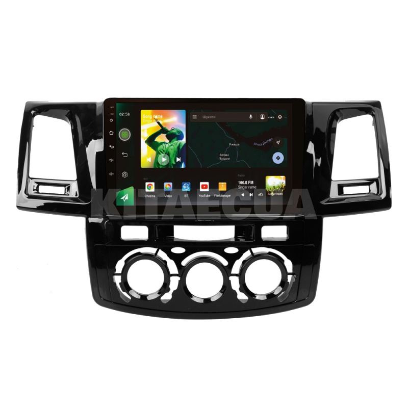 Штатна магнітола X9464 4+64 ГБ 9" Toyota Fortuner 1 AN50 2008-2014 SIGMA4car (33931)