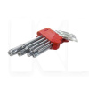 Набор Г-образных удлиненных ключей с отверстием TORX 9 предметов Т10-Т50 Intertool (HT-0606)