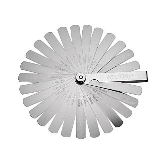 Набор щупов (0,04-0,63 мм) 26 предметов Intertool