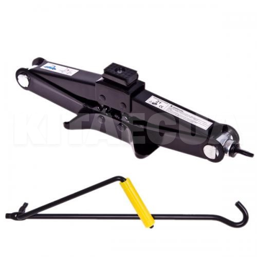 Домкрат механічний ромбовидний до 2т (120-390мм) з гумовим упором VITOL (ДВ-1132ТН-VITOL) - 2