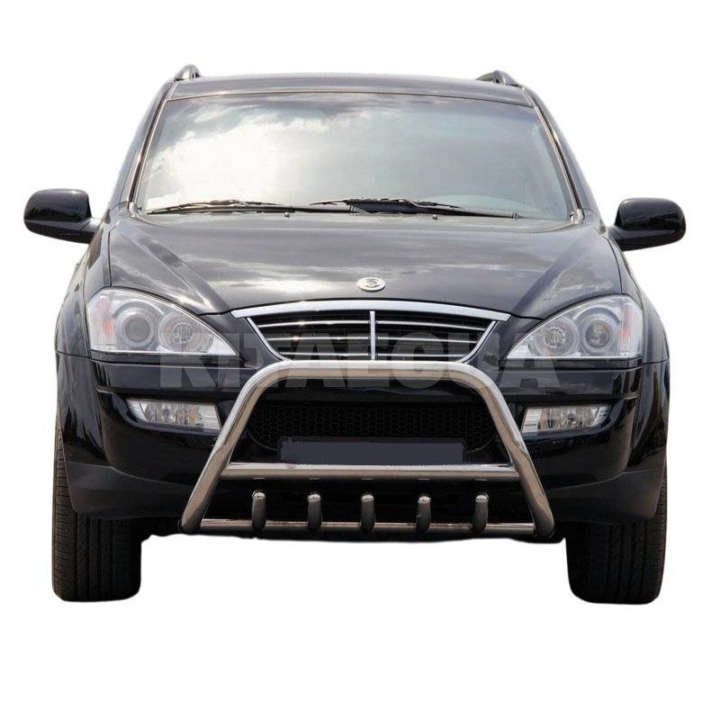 Кенгурятник WT003 SsangYong Kyron 2005-2014 нержавеющая сталь CAN (dug620226) - 2