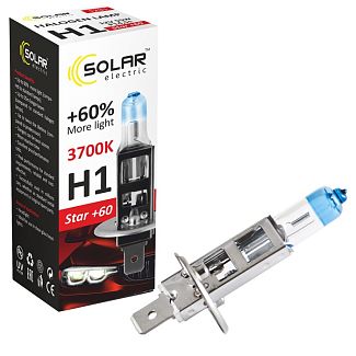 Галогенная лампа H1 55W 12V Starlight +60% Solar