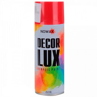 Краска красная 450мл акриловая Decor Lux NOWAX