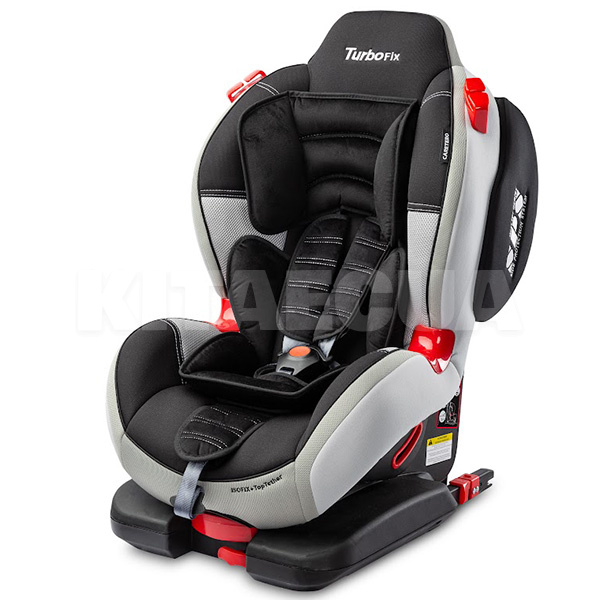 Автокрісло дитяче Sport Turbo Fix Isofix Grey 9-25 кг Caretero (TERO-1400)