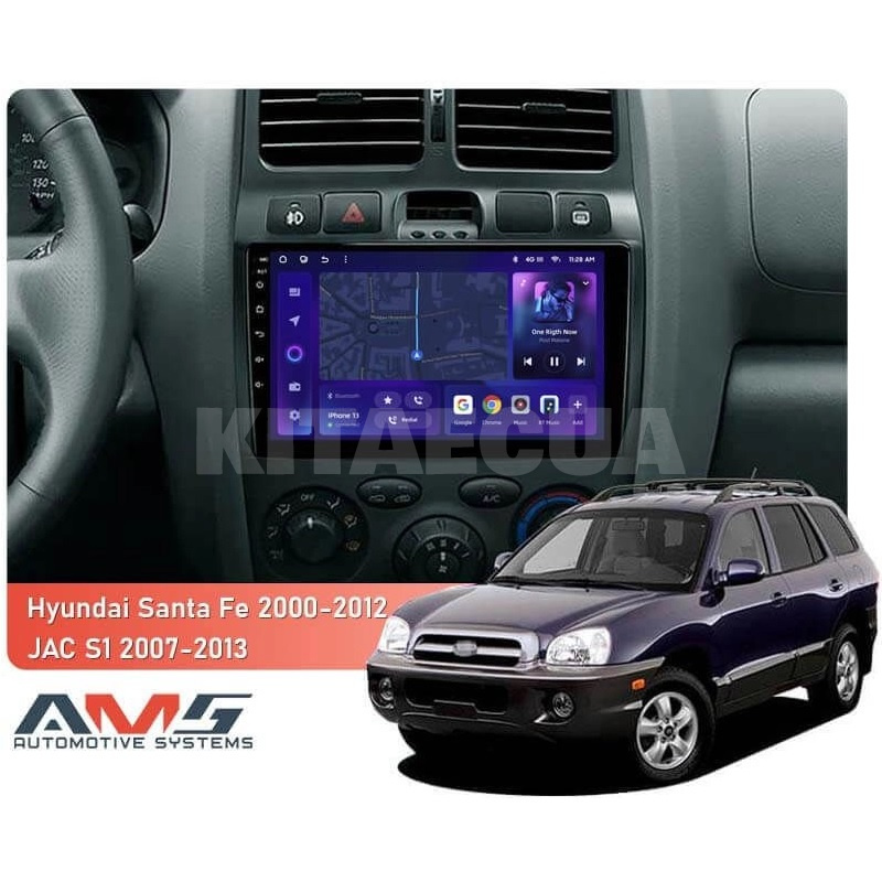 Штатна магнітола MOSS M3 4+32 ГБ 9" JAC Rein S1 1 2007-2013 AMS (49998) - 2