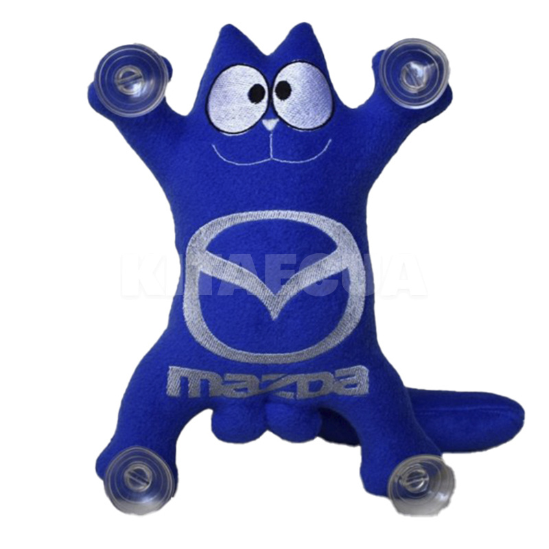 Игрушка для автомобиля синяя на присосках Кот Саймон "Mazda" (7)