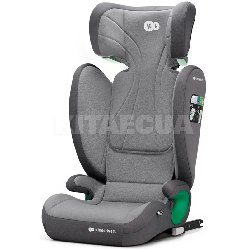 Автокрісло дитяче Junior Fix 2 i-Size Rocket Grey 15-36 кг Kinderkraft (KCJUFI20GRY0000) - 2