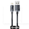 Кабель USB Lightning 2.4А Crystal Shine Series 1.2м чорний BASEUS (351020001)