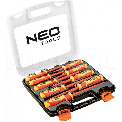 Набор диэлектрических отверток 1000 В 9 шт. NEO Tools (TP04-142)