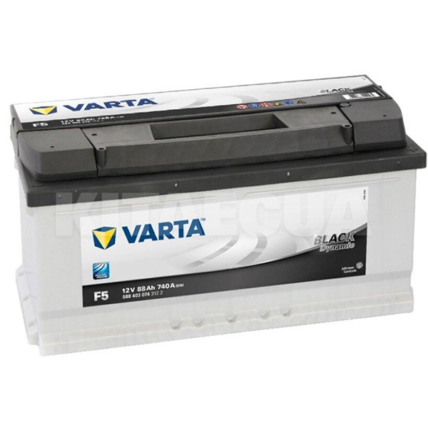 Автомобільний акумулятор Black Dynamic (F5) 88Ач 740А "+" праворуч VARTA (588 403 074)