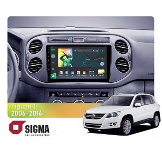 Штатная магнитола X9232 2+32 Gb 9" Volkswagen Tiguan 1 NF 2006-2017 (F1)(L1) черная SIGMA4car