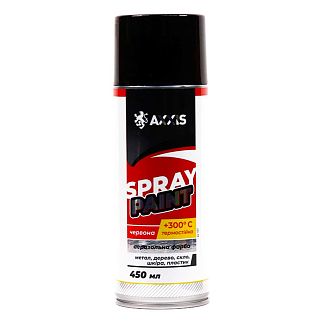 Краска для суппортов термостойкая +300 С 450мл AXXIS