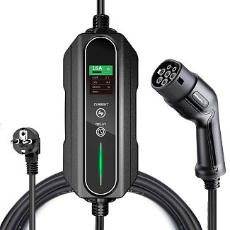 Зарядка для электромобиля Type 2 3.7 кВт 16А 1-фаза Midway Basic REDAUTO