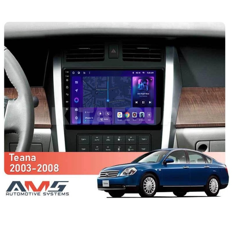 Штатна магнітола MOSS M3 4+32 ГБ 9" Nissan Teana J31 2003-2008 (F2) AMS (50592) - 2