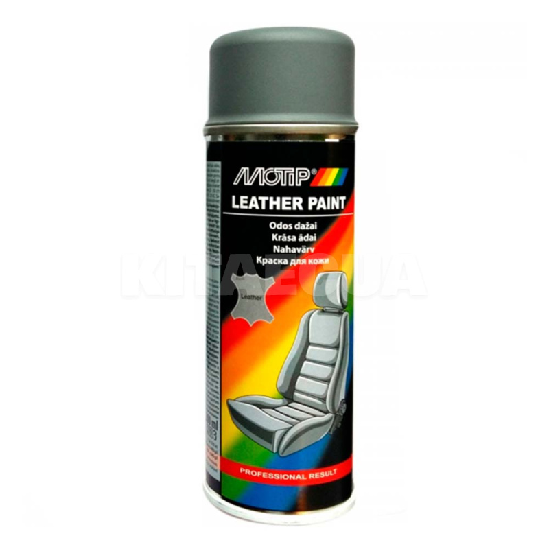 Краска-эмаль серая 200мл для покраски кожи MOTIP (04232BS-MOTIP)