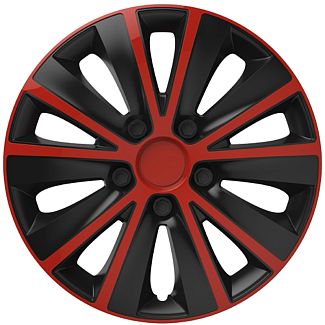 Ковпаки R16 RAPID червоно-чорні 4 шт Versaco