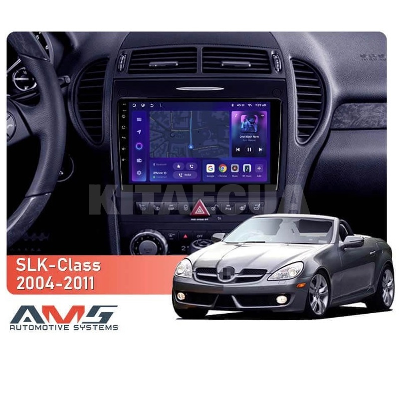 Штатна магнітола MOSS M3 4+32 ГБ 9" Mercedes-Benz SLK-Class SLK Class R171 2004-2011 AMS (50165) - 2