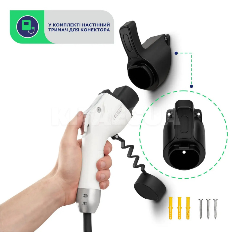 Зарядка для електромобіля GB/T AC 9.2 кВт 40А 1-фаза WALL WiFi UACHARGER (CHC-WLWF220931-23-7) - 3