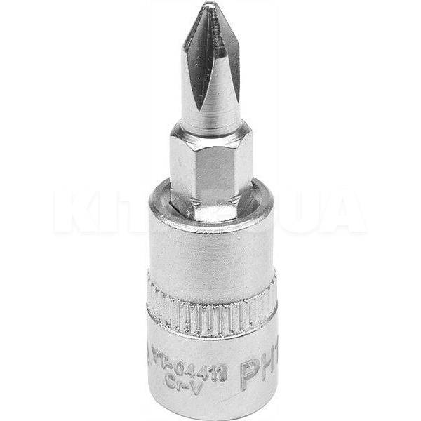 Головка торцева з насадкою 37 мм 1/4“ PH1 YATO (YT-04411)