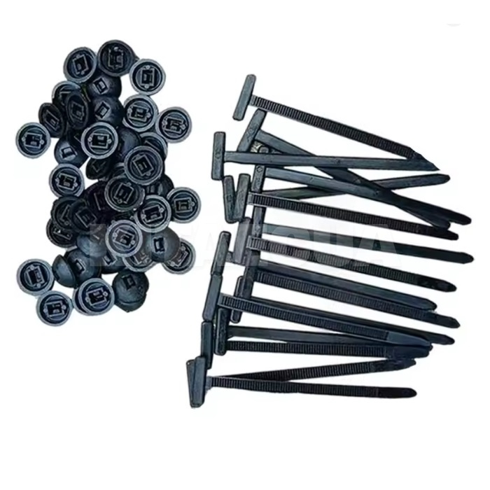 Хомут пластиковий нейлоновые самоблокирующиеся стяжки с фиксатором 10шт. (упаковка) (211125Af)