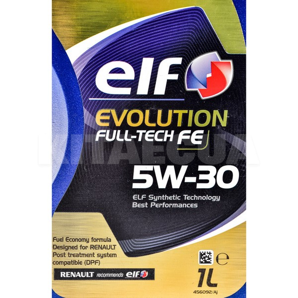 Масло моторное синтетическое 1л 5W-30 FE Evolution Full-Tech ELF (213933-ELF) - 4
