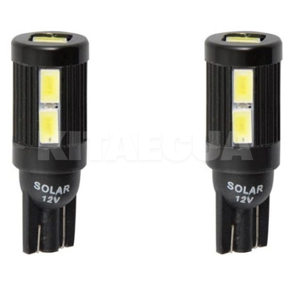 LED лампа для авто W2.1x9.5d 12V (комплект) Solar (LS287_B2)