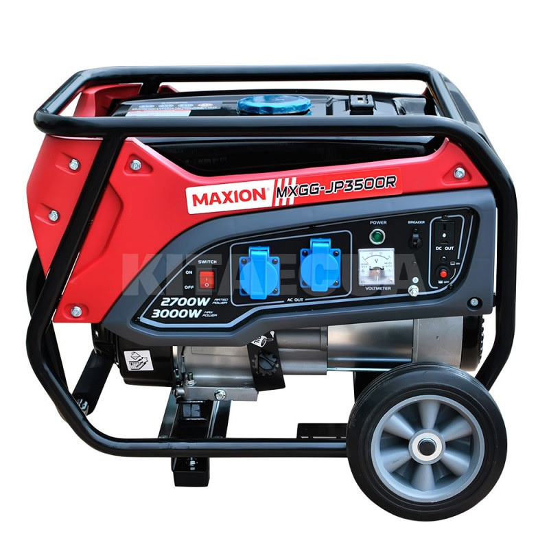 Генератор бензиновий 3кВт ручний запуск MAXION (MXGG-JP3500R)