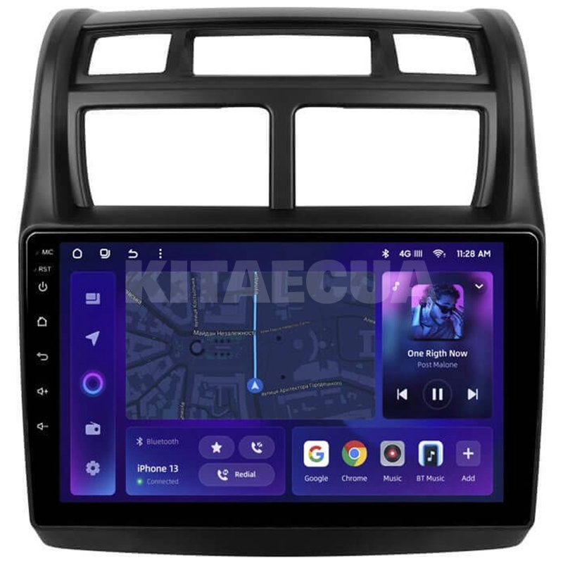 Штатна магнітола MOSS M2 4+32 Gb 9" Kia Sportage 2 2007-2009 AMS (49220)