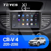 Штатная магнитола X1 2+32Gb 10" Honda CR-V 4 RM 2011-2018 (B) Teyes (26812)