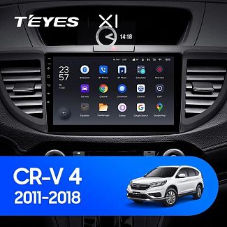 Штатная магнитола X1 2+32Gb 10" Honda CR-V 4 RE 2011-2018 (B) Teyes